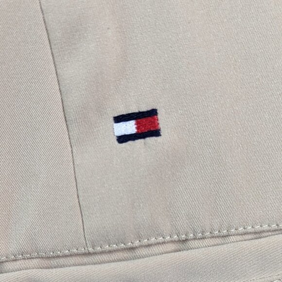 TOMMY HILFIGER GOLF Flat Front Pleated Anna Skirt Skort Khaki Size 10 - Picture 6 of 15